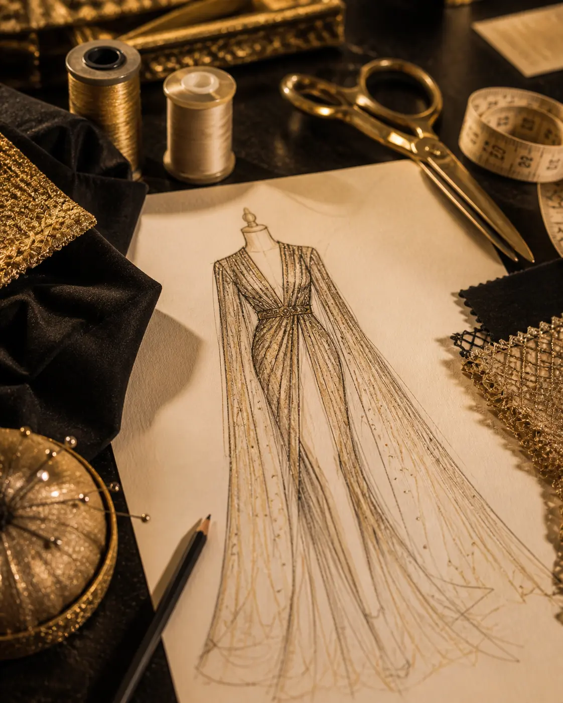 Karina Falcones en su atelier